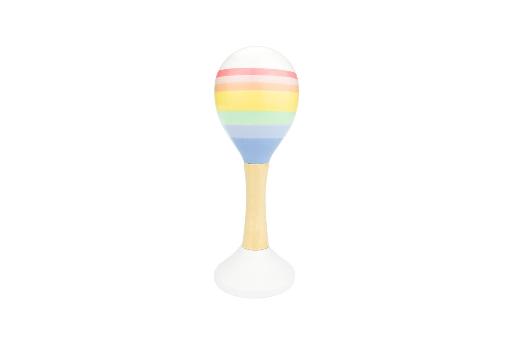 RAINBOW WOODEN MARACA - Bamboo Sprout